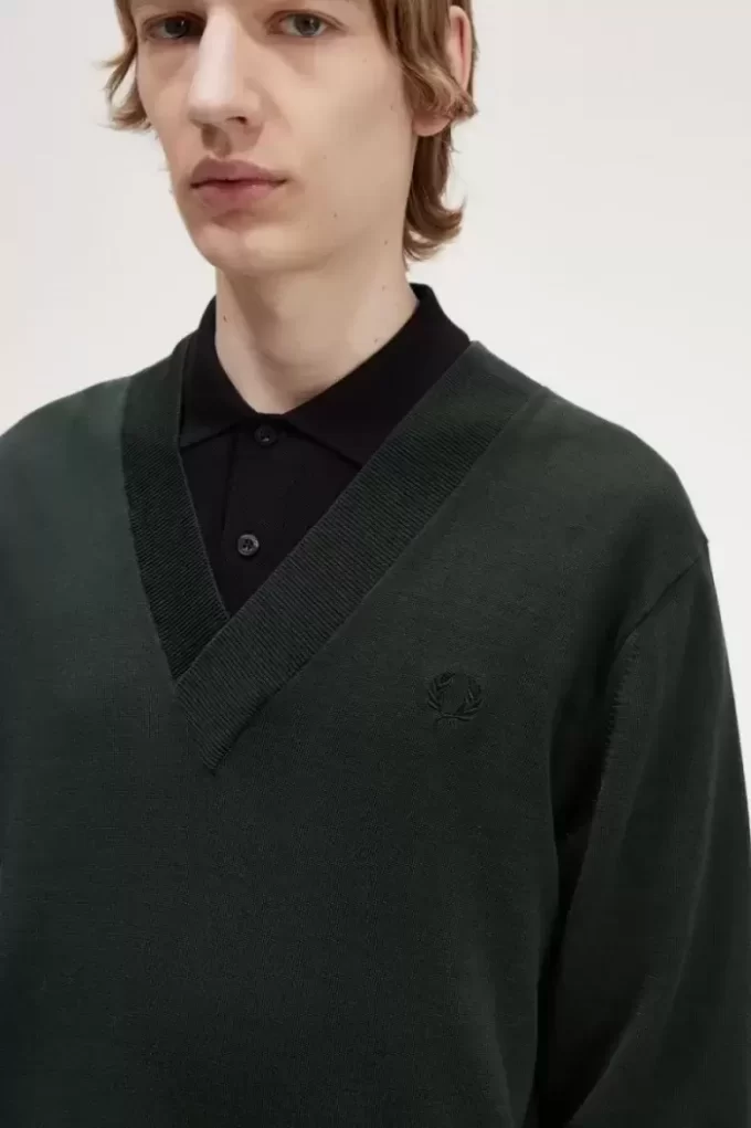 Pull col V pour homme