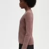 Pull côtelé en chenille pour femme