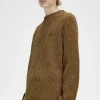 Pull côtelé en chenille pour homme