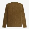 Pull côtelé en chenille pour homme