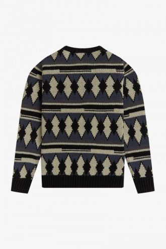 Pull en jacquard épais