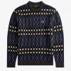 Pull en laine britannique Fair Isle