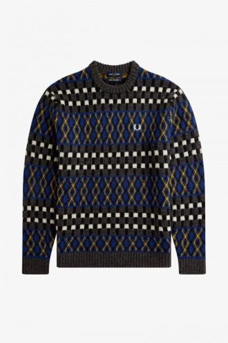 Pull en laine britannique Fair Isle