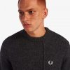 Pull en laine britannique à panneaux
