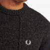 Pull en laine britannique à panneaux