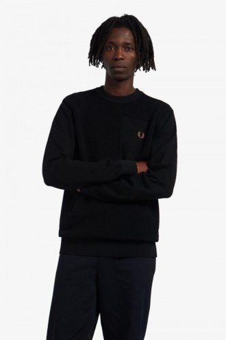 Pull en maille mérinos texturée