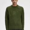 Pull en maille texturée pour homme