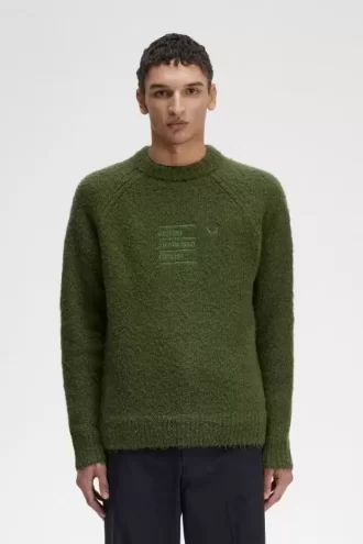 Pull en maille texturée pour homme