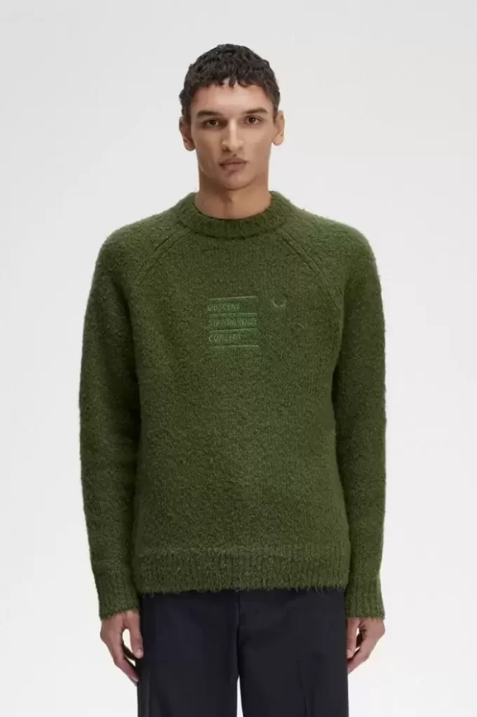 Pull en maille texturée pour homme