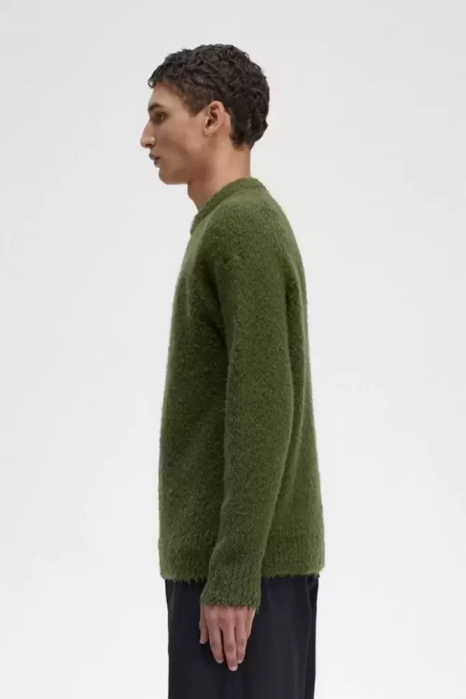 Pull en maille texturée pour homme