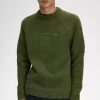 Pull en maille texturée pour homme