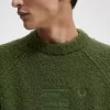 Pull en maille texturée pour homme