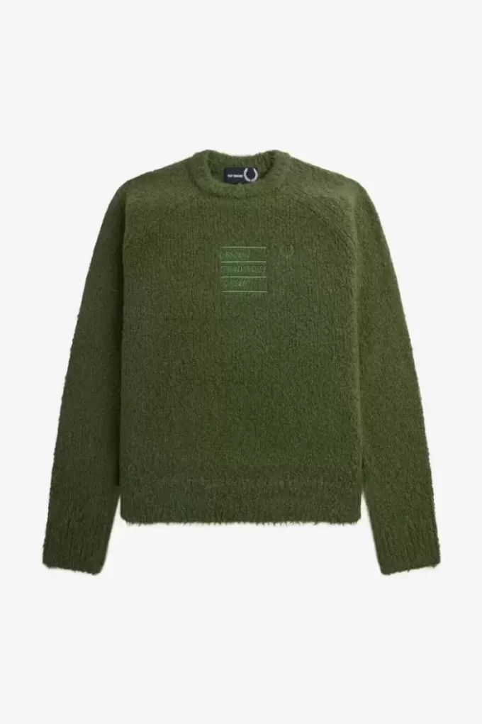 Pull en maille texturée pour homme