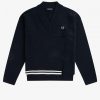 Pull en maille torsadée à ourlet fendu