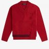 Pull en maille torsadée à ourlet fendu