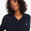 Pull en maille torsadée à ourlet fendu