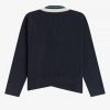 Pull en tricot à col en V et pointes
