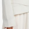 Pull en tricot à col en V et pointes