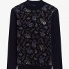 Pull en tricot à imprimé cachemire