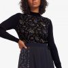 Pull en tricot à imprimé cachemire