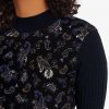 Pull en tricot à imprimé cachemire