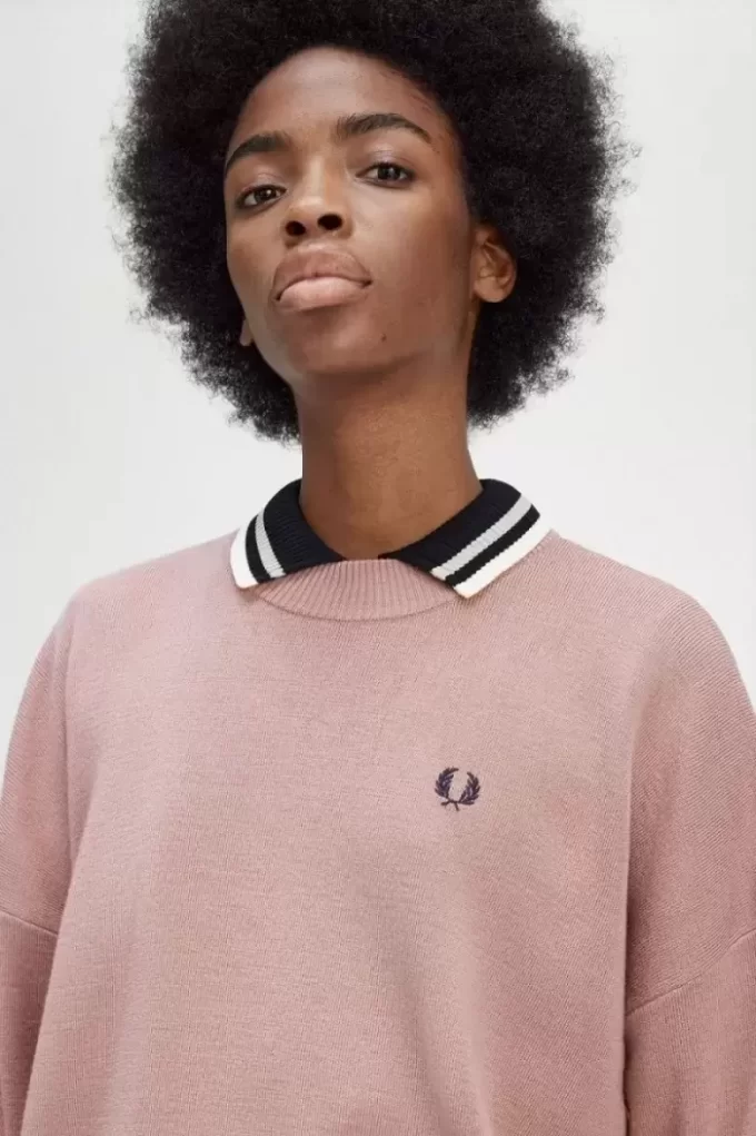 Pull femme à blocs de couleurs