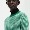 Pull femme à carreaux vichy