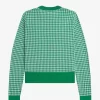 Pull femme à carreaux vichy