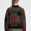 Pull femme Glitch Tartan