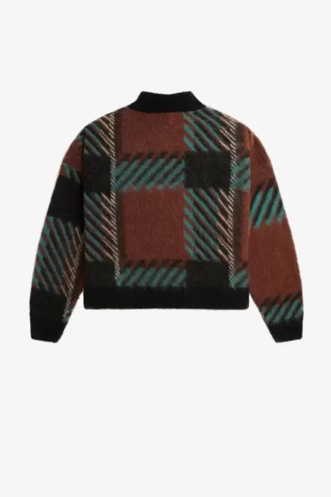 Pull femme Glitch Tartan
