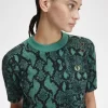 Pull femme à imprimé serpent