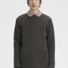 Pull homme en laine d&rsquo;agneau texturée