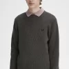 Pull homme en laine d&rsquo;agneau texturée