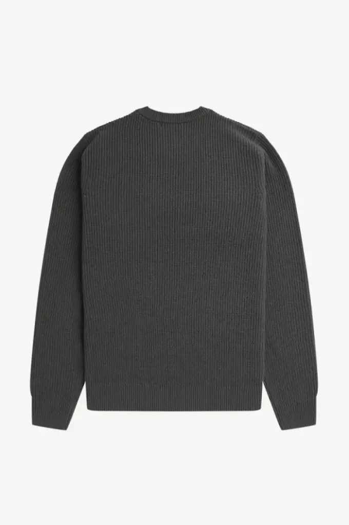 Pull homme en laine d&rsquo;agneau texturée
