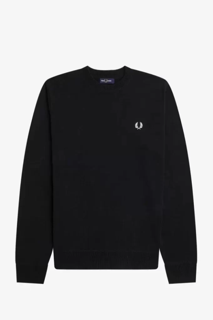 Pull homme à motif couronne de laurier graphique