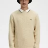 Pull homme à point gaufré