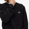 Pull homme à point gaufré