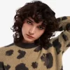 Pull léopard pour femme