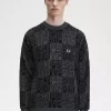 Pull à motif graphique pour homme