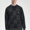 Pull à motif graphique pour homme