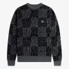 Pull à motif graphique pour homme
