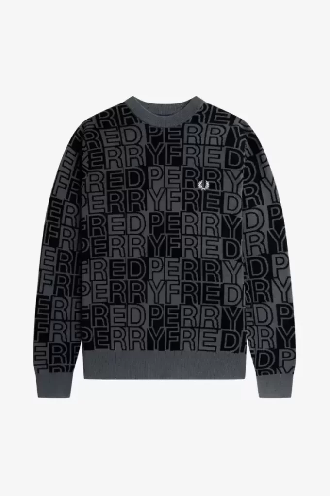 Pull à motif graphique pour homme