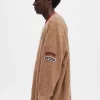 Pull oversize pour homme avec patch