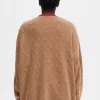 Pull oversize pour homme avec patch