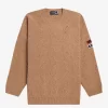 Pull oversize pour homme avec patch