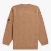 Pull oversize pour homme avec patch
