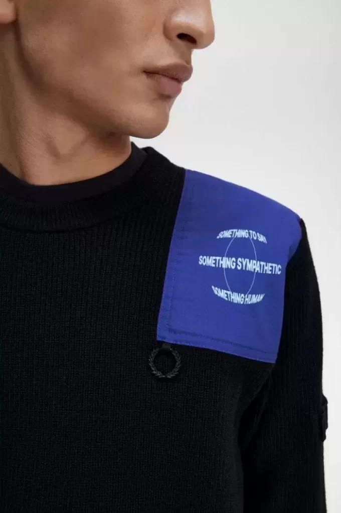 Pull pour homme avec patch