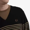 Pull rayé en laine d&rsquo;agneau pour homme
