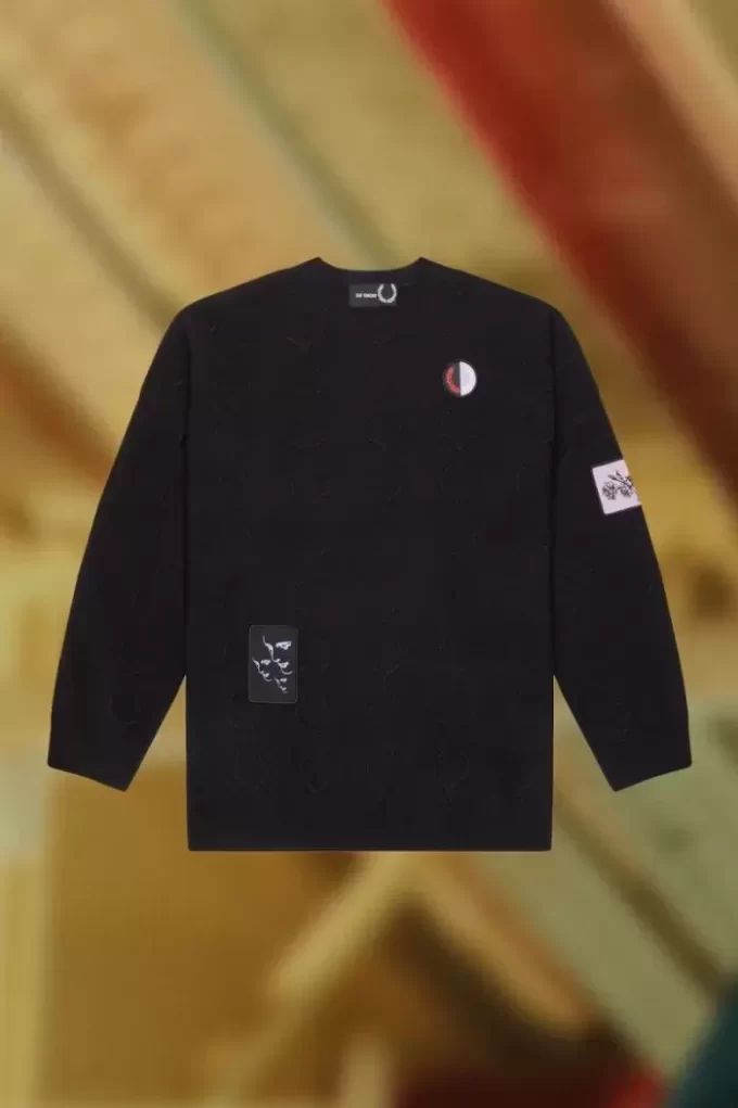 Pull surdimensionné à couronne de laurier pour homme