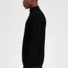 Pull texturé demi-zip pour homme